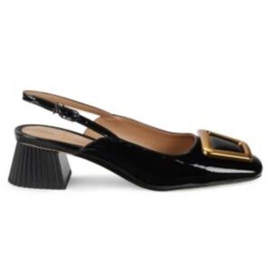 Sam Edelman Black and Gold Heels